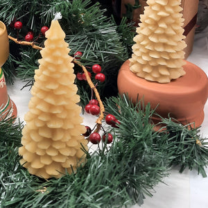 Christmas Tree - 100% pure beeswax candle