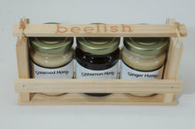 Wooden Gift Box with Honey - 3 Pack