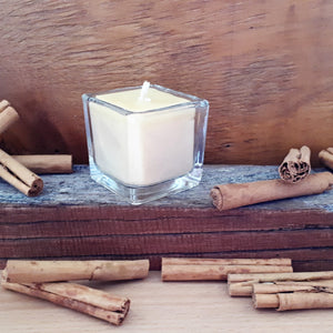 Beeswax Cinnamon Candle - 5 cm square